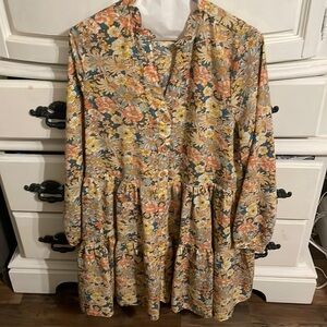 Entro Size Medium Fits Like Large Lined Dress